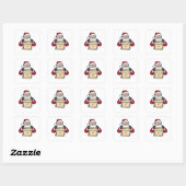 Stoute Kinderen Lijst Die Zes Zeven Six Seven Kers Vierkante Sticker (Vel)