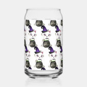 Stoute Kitty, Blikvorm Glas (Achterkant)