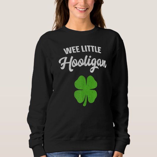 Stoute kleine deugniet Jongens St. Patrick's Day Trui (Voorkant)