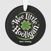 Stoute kleine deugniet St. Patrick's Day Grappige Ornament (voorkant)