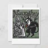 "Stoute" Krampus Kaart (Voorkant)