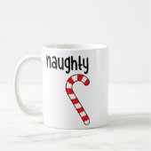 Stoute leuke bijpassende koppels kerstpyjama's koffiemok (Links)