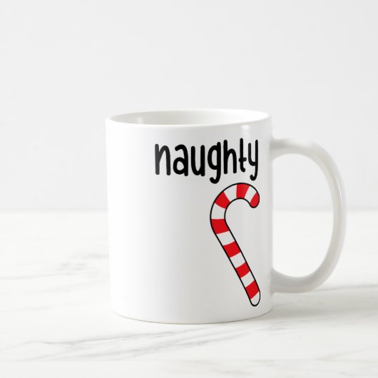 Stoute leuke bijpassende koppels kerstpyjama's koffiemok (Rechts)