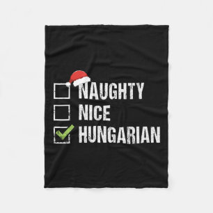Stoute Leuke Hongaarse Hongarije Kerstcadeau Fleece Deken