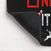 Stoute Leuke Italiaanse Kerst Pyjama Funny Santa Muismat (Hoek)