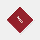 Stoute Leuke Kerst Cocktail Party Servet (Hoek)