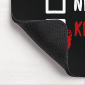 Stoute Leuke Kinky Kerstlijst Kerstman Handboeien Muismat (Hoek)