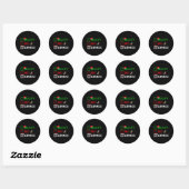 Stoute Leuke Libanese Funny Libanon Kerstman Ronde Sticker (Vel)