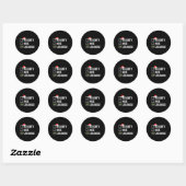 Stoute Leuke Libanese Libanon Kerstcadeau Ronde Sticker (Vel)