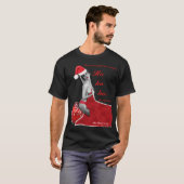 Stoute Leuke Novelty Mannen Kerst Xmas T-shirt (Voorkant volledig)