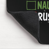 Stoute Leuke Russische Kerstpyjama Kerstman Muismat (Hoek)