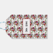 Stoute lijst cadeaulabel (Achterkant Horizontaal)