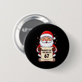 Stoute Lijst Kinderen Die 67 Grappige Leraar Kerst Ronde Button 5,7 Cm (Voorkant /achterkant)