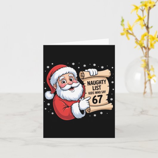 Stoute Lijst Kinderen Die 67 Grappige Meme 6 7 Ker Kaart (Gele Bloem)