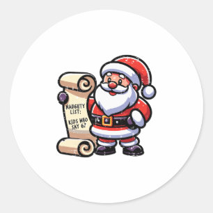 Stoute Lijst Kinderen Die 67 Grappige Meme 6 7 Ker Ronde Sticker