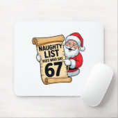 Stoute Lijst Kinderen Die 67 Grappige Meme Kerstmi Muismat (Met muis)