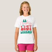 Stoute Lijst Legende – Grappig Gepersonaliseerd Ke T-shirt (Voorkant volledig)