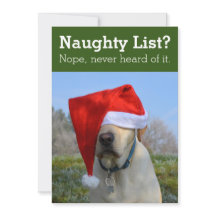 Stoute lijst? Nooit van gehoord grappige foto H