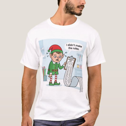 Stoute Lijst Overbelasting – Elf Verantwoordelijkh T-shirt (Voorkant)