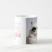 Stoute Lijst Schattigee Kattenfoto Kerst Koffiemok (Center)