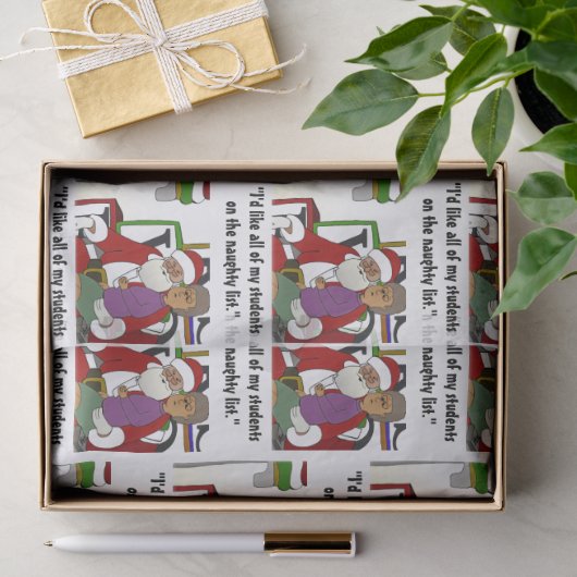 Stoute lijst tissuepapier (Geschenk)