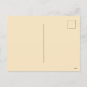 Stoute man protesteert tegen kerstman feestdagenkaart (Achterkant)