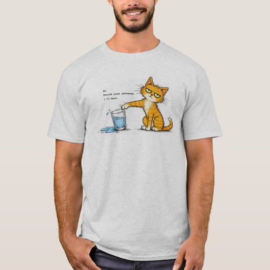 Stoute Melvin Kat T-shirt (Voorkant)