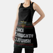 Stoute Nette Joodse Kerstman Lelijke Kerst Hanukka Schort (Insitu)