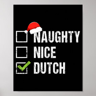 Stoute Nette Nederlandse Shirt Nederland Sinterkla Poster