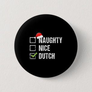 Stoute Nette Nederlandse Trui Nederland Sinterklaa Ronde Button 5,7 Cm