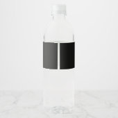 Stoute Nette Poging Gemaakt Grappige Kerstlijst Waterfles Etiket (Achterkant)