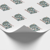 Stoute Nette Zes Zeven 67 Brainrot Kerstmis Cadeaupapier (Hoek)