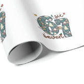 Stoute Nette Zes Zeven 67 Brainrot Kerstmis Cadeaupapier (Rol Hoek)