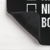 Stoute Nice Bosnische Kerstman Hat Kerstcadeau 1 Muismat (Hoek)