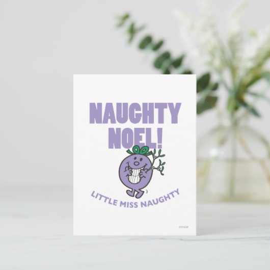 Stoute Noel! Feestdagenkaart (Staand voorkant)