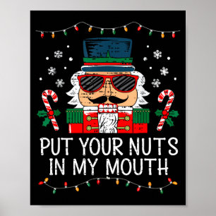 Stoute Notenkraker Stop Je Noten In Mijn Mond Kers Poster