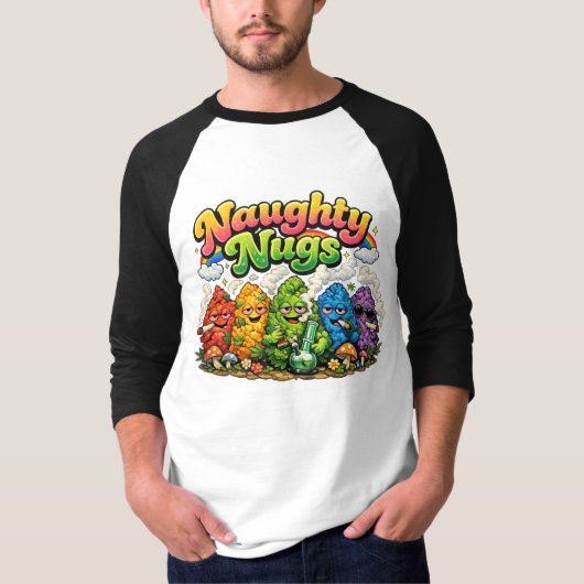 Stoute Nugs Ragland T-shirt (Voorkant)