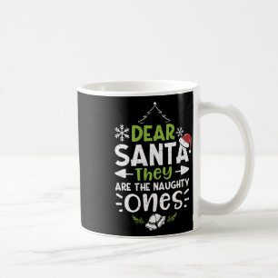 Stoute of aardige lieve kerstman, ze zijn de stout koffiemok