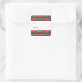Stoute of Brave Lijst Kerst Cadeau Label (Tas)