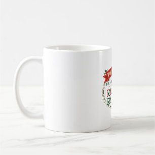 Stoute of Brave Lijst Kerst Typografie Koffiemok