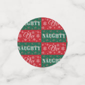 Stoute of Brave Lijst Kerstmis Confetti (Kleine voorkant)