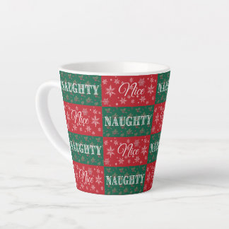 Stoute of Brave Lijst Kerstmis Latte Mok