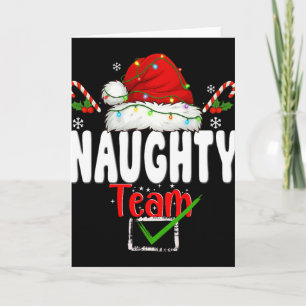 Stoute of Brave Team Matching Kerst Pijama Heren Kaart