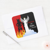 Stoute of leuke Angel Devil Stickers (Envelop)