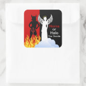 Stoute of leuke Angel Devil Stickers (Tas)