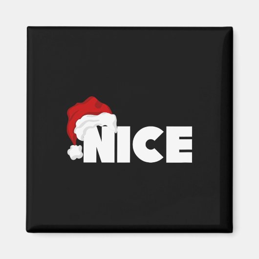 Stoute of leuke bijpassende kerst grappige kerstma magneet (Voorkant)