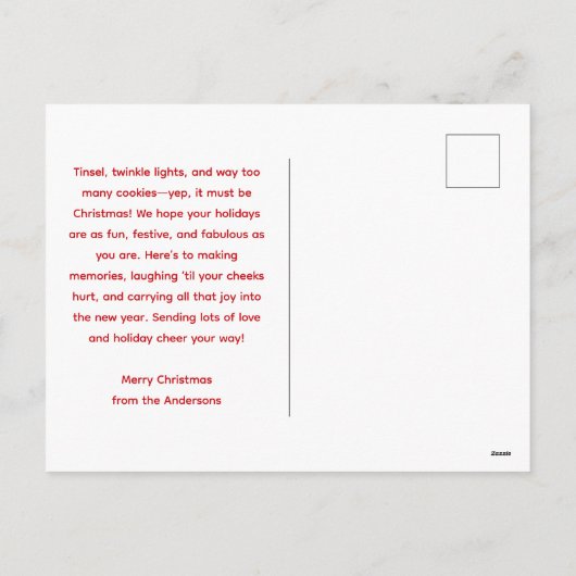 Stoute of leuke grappige Schattigee Kinder broer o Feestdagenkaart (Achterkant)