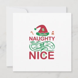 Stoute of leuke kerstkikkers met Santa Design Feestdagenkaart