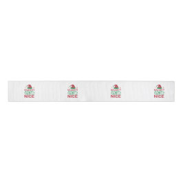 Stoute of leuke kerstkikkers met Santa Design Grosgrain Lint