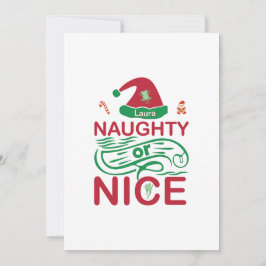 Stoute of leuke kerstkikkers met Santa Design Kaart